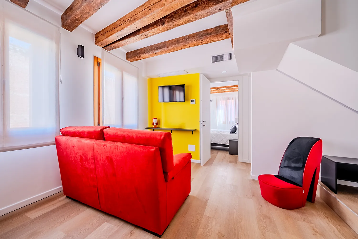 Casa del sacro e profano mondrian soggiorno 3